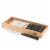 ZWILLING Porterhouse 4-pc Steak Knife Set in Beechwood Box Perspective: back