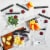 ZWILLING Fresh & Save 10-pc Vacuum Sealer Bags, Sous Vide Bags, Meal Prep - Small Perspective: back