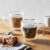 Henckels Cafe Roma 2-pc Double-Wall Glassware 12oz. Glass Coffee Mug Set Perspective: back