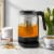 ZWILLING Enfinigy Glass Kettle, Tea Kettle, Black Perspective: back