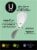 U by Kotex® Security® Lightdays® Extra-Coverage Panty Liners Perspective: back