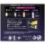 U by Kotex AllNighter Ultra Thin Overnight Unscented Pads with Wings Perspective: back