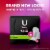 U by Kotex Balance Sized for Teens Extra Absorbency Ultra Thin Pads with Wings Perspective: back
