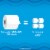 Cottonelle Ultra Clean Strong Mega Roll Toilet Paper Perspective: back