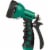 Dramm Heavy-Duty Metal 9-Pattern Spray Gun Nozzle - Green Perspective: back