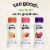 Too Good & Co. Peach Smoothie Drink Bottle Perspective: back