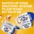 Too Good & Co. Remix Blueberry Flavored Low Fat Yogurt-Cultured Ultra-Filtered Low Fat Milk Cup Perspective: back
