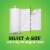 Bounty Select-A-Size Single Plus Roll Paper Towels Perspective: back