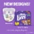 Luvs Baby Diapers Size 3 (16-28 lbs) Perspective: back