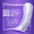 Always Discreet Adult Incontinence Pads for Women Extra Heavy Absorbency Regular Length Perspective: back