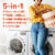 Bounce Wrinkle Guard Outdoor Fresh Dryer Sheets Perspective: back