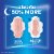 Always Infinity Size 5 Extra Heavy Overnight Unscented FlexFoam Pads with Flexi-Wings Perspective: back