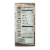 Endangered Species™ Almonds and Sea Salt 72% Dark Chocolate Candy Bar Perspective: back