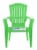 Adams Manufacturing Kid's Adirondack Chair - Summer Green Perspective: back