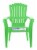 Adams Manufacturing Kid's Adirondack Chair - Summer Green Perspective: back