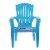 Adams Manufacturing Kid's Adirondack Chair - Pool Blue Perspective: back