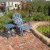 Adams Quik-Fold Side Table- Bluestone, 15 Perspective: back