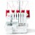 SINGER 14T968DC Professional 2 to 5 Thread Stitch Serger Sewing Machine, White Perspective: back