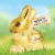 Lindt GOLD BUNNY White Chocolate Easter Candy Bunny Perspective: back