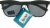 SAV Eyewear Revolver™ Eyewear Men's Trendy Shades - Black Perspective: back