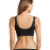 Jockey® Women's Modern Micro Scoop Neck Crop Top - Black Perspective: back