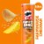 Pringles® Harvest Blends Farmhouse Cheddar Potato Crisps Chips Perspective: back