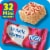 Kellogg's Rice Krispies Treats Original with Holiday Sprinkles Mini Marshmallow Cereal Bars Perspective: back
