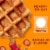 Eggo® Spicy Maple Flavor Belgian-Style Street Waffles Perspective: back
