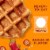 Eggo® Spicy Maple Flavor Belgian-Style Street Waffles Perspective: back