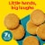 Eggo® Protein Minis Buttermilk Vanilla Frozen Pancake Bites Perspective: back