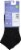 Hanes® ComfortSoft Black/Grey Lightweight Ankle Socks Women's Size 5-9 Perspective: back