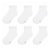 Hanes Ultimate Girls' Ankle Socks Perspective: back
