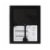 Snap® 8x10 Matted 2 Opening Front Load Photo Frame - Black Perspective: back