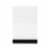 Snap® 5x7 Clear Photo Frame with Black Base Perspective: back