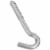 National 3/8 In. x 4-1/2 In. Heavy-Duty Screw Hook N220830 Pack of 10 Perspective: back