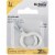 National 1-1/2 In. White Vinyl Cup Hook (2 Count) N248450 Perspective: back