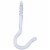 National 2-1/2 In. White Ceiling Hook (3-Pack) N274928 Perspective: back