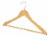 Whitmor Natural Wood Suit Hangers Perspective: back