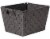 Whitmor Woven Storage Tote - Gray Perspective: back