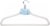 Whitmor Spacemaker Suit Hangers - Gray Perspective: back