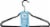 Whitmor Suit Hangers - Gunmetal Gray Perspective: back