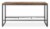 Whitmor Modern Industrial Entry Bench - Natural/Black Perspective: back