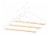 Whitmor Wire & Wood Suit Hangers - White Perspective: back