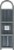 Whitmore Compact Closet Shelves - Gray Perspective: back