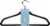 Whitmor Rubberized Suit Hangers Perspective: back