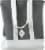 Whitmor Large Hamper Tote with Handles - Gray Perspective: back