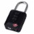 BenjiLock® TSA Fingerprint Padlock - Matte Black Perspective: back
