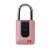 Hampton BenjiLock TSA Fingerprint Padlock - Rose Gold Perspective: back