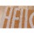Novogratz Aloha White Hello Doormat Perspective: back