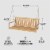 Jack Post Jennings Outdoor Traditional Patio Swing Hardwood Seat with Chains Perspective: back